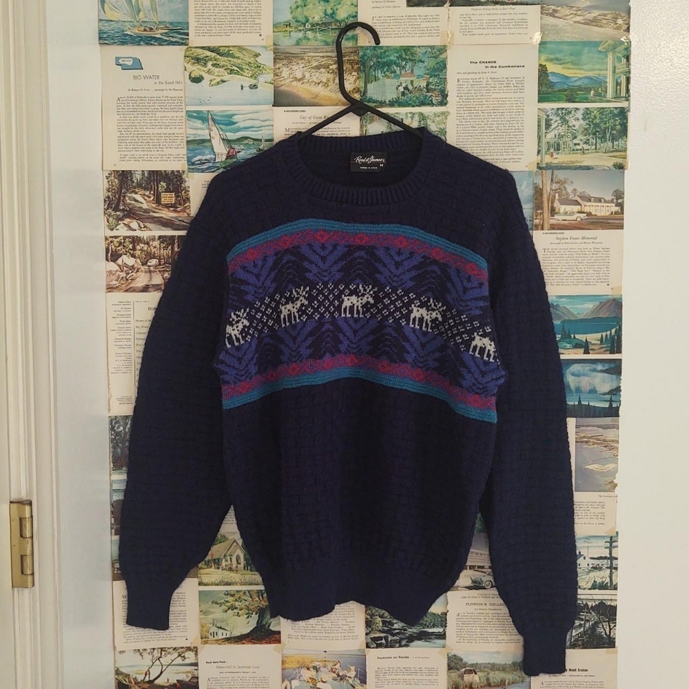 Reed St James Reindeer Sweater